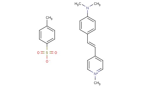 TRANS-4-[4-(DIMETHYLAMINO)STYRYL]-1-METHYLPYRIDINIUM P-TOLUENESULFONATE